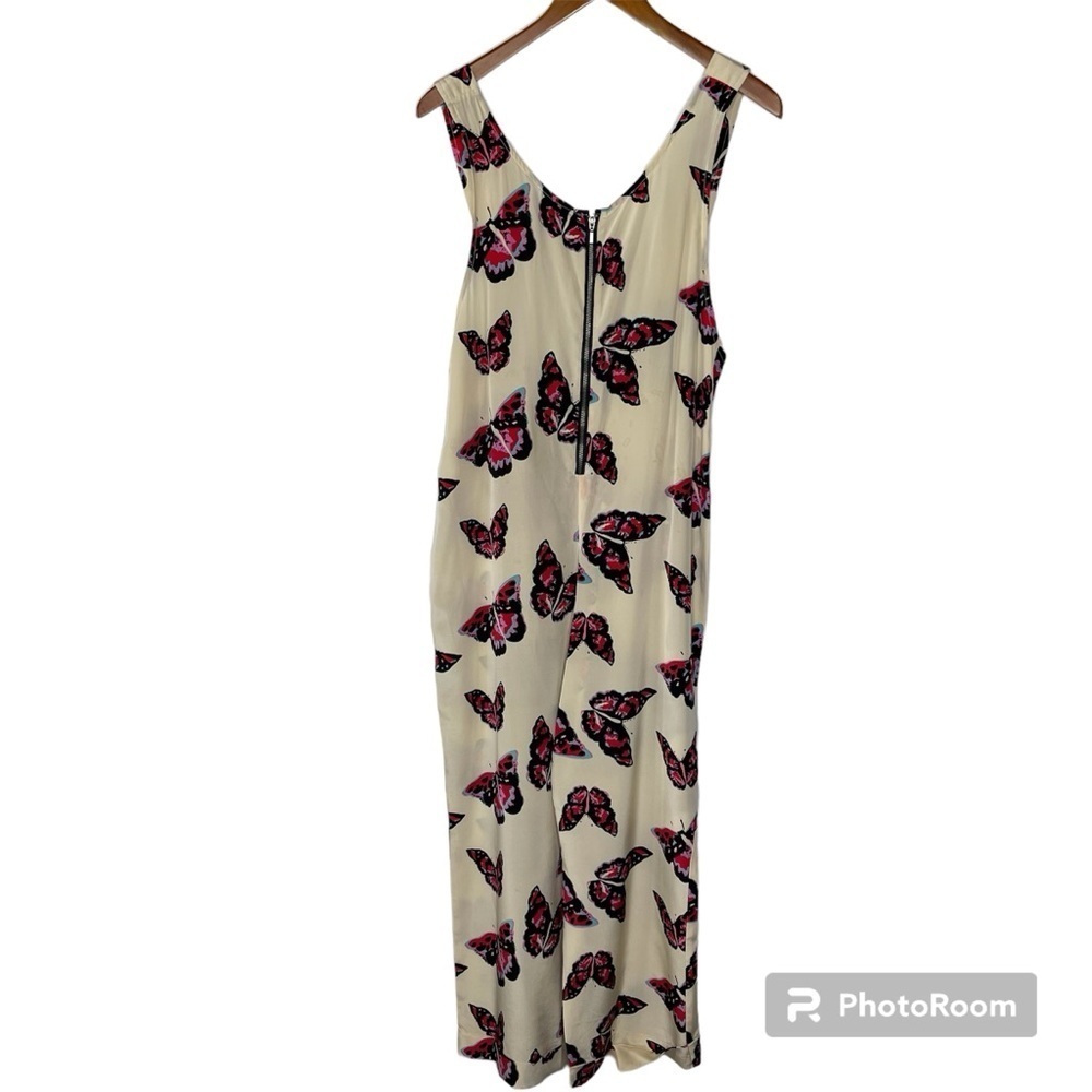 Tucker Silk Butterfly Jumpsuit Size Small‎